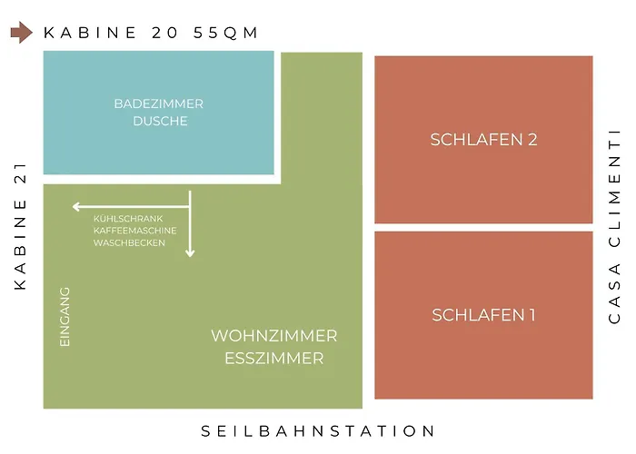 Talstation 20 / Innenstadt, 2 Schlafzimmer, Terrasse *